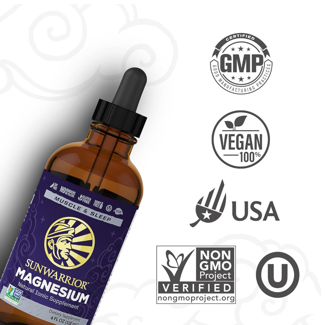Liquid Magnesium Ionic Supplement Drops Sunwarrior