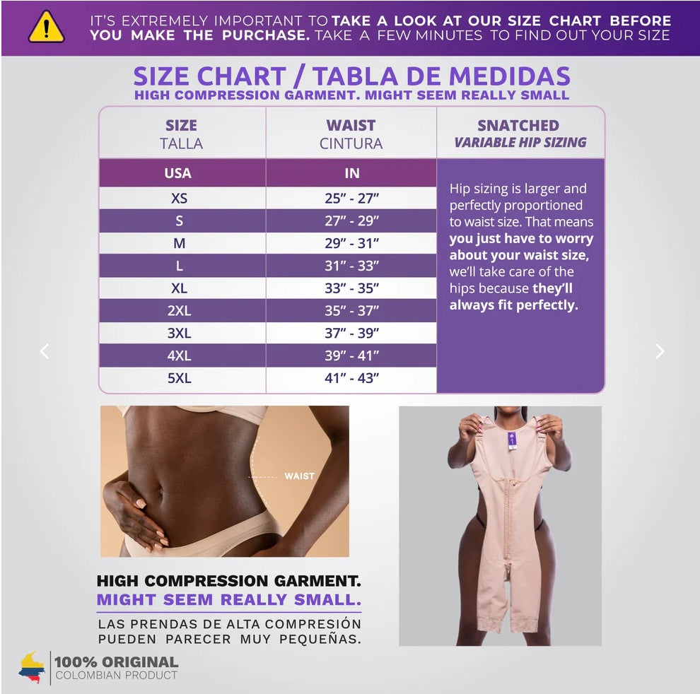 2421 SNATCHED enteriza with brassier Fajas Kataleya