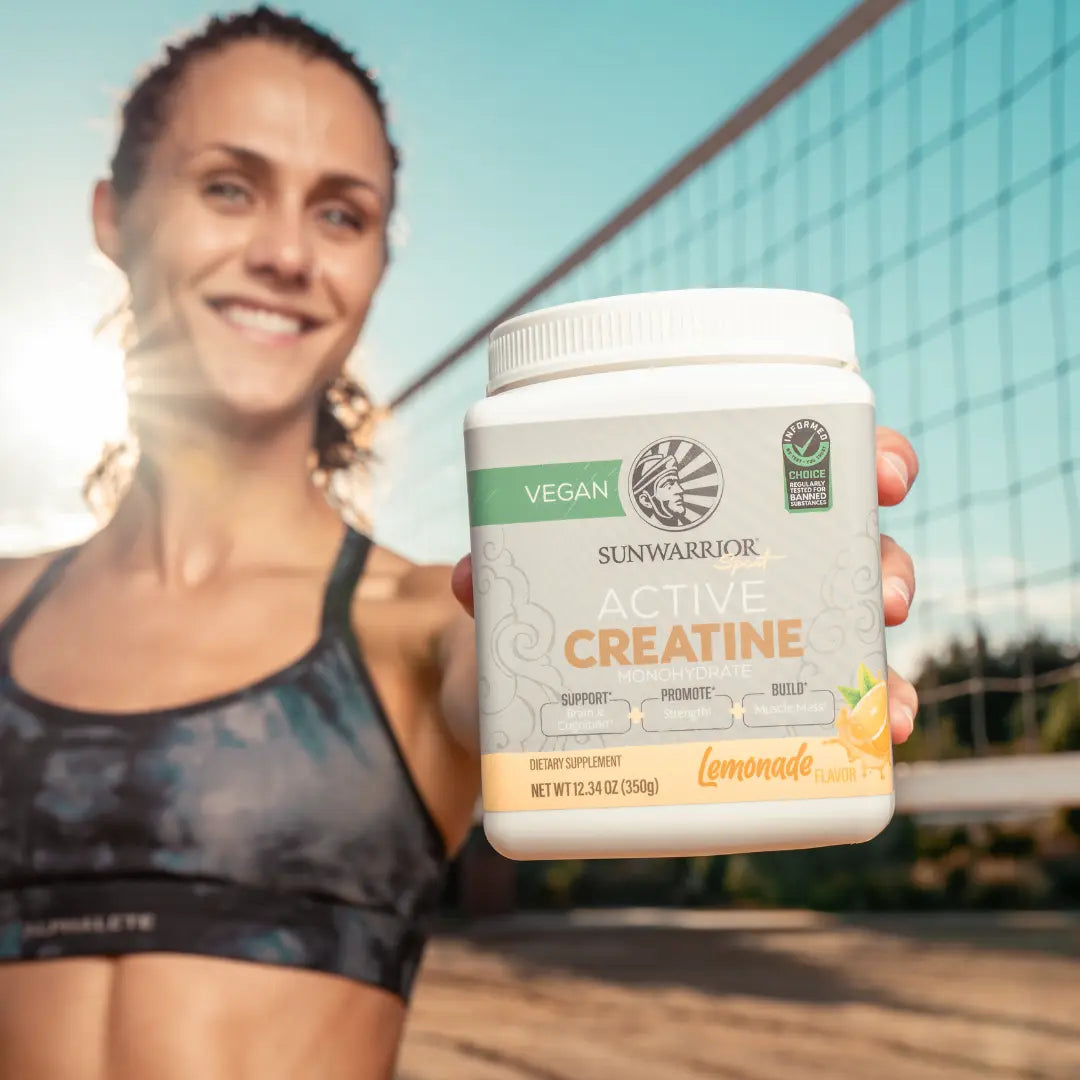 Lemonade Active Creatine Drink Powder- Vegan, Soy-Free Sunwarrior