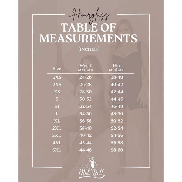 2043 MELIBELT 7 Rods, Shorts, Brassier Extreme Figure + Hourglass Design ⏳ Fajas Kataleya