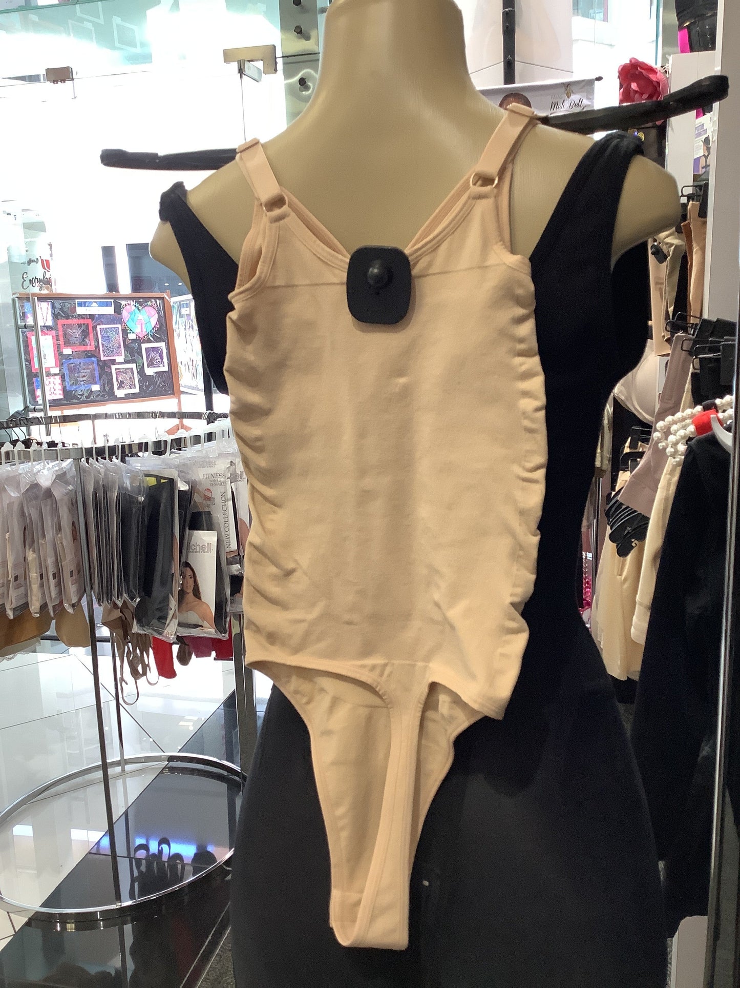 CHIA Bodysuit w Zipper Brassier and straps . Fajas Kataleya