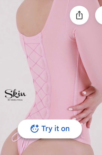 Skin Body Manga Larga M / Baby Pink