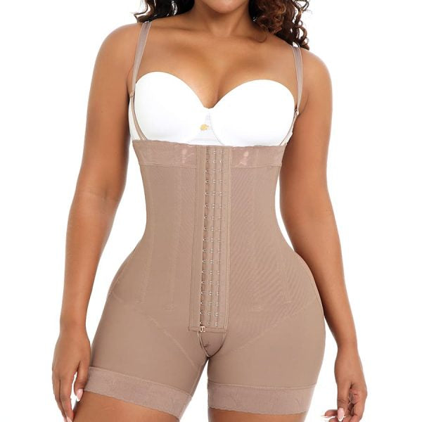 2038 MELIBLET Varillas Strapless Shorts Bodyshaper, strapless Girdle with 7 rods Fajas Kataleya