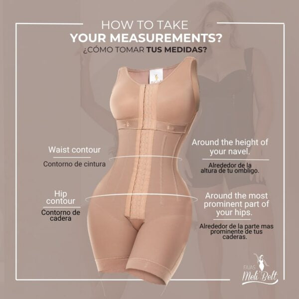 2038 MELIBLET Varillas Strapless Shorts Bodyshaper, strapless Girdle with 7 rods Fajas Kataleya