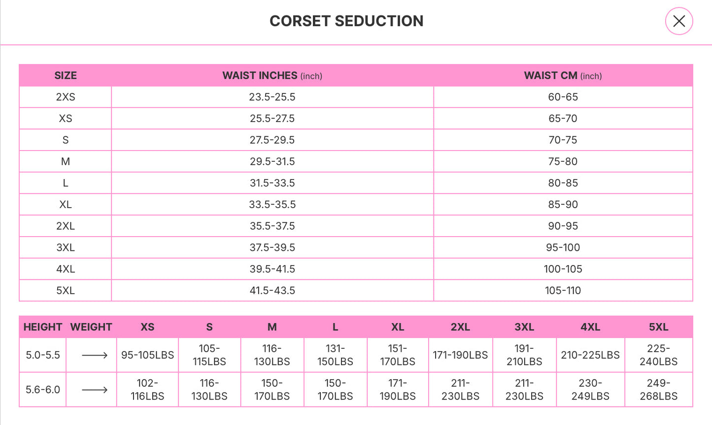 335 ANN MICHELLE Corset Seduction with strapless brassier Fajas Kataleya