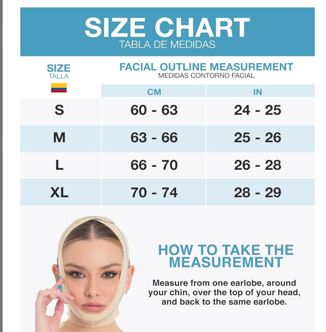 0810 M&D Chin Compression Mentonera Fajas Kataleya