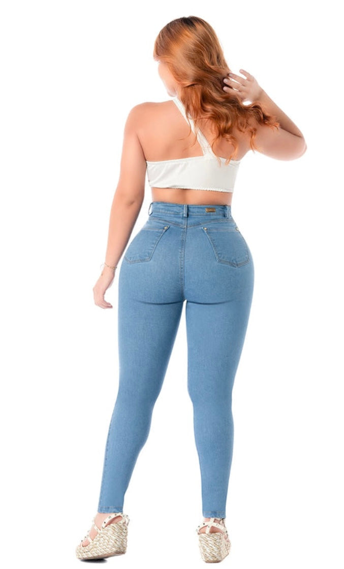 2404 LT ROSE Jeans Colombian butt lifter, Fajas Kataleya