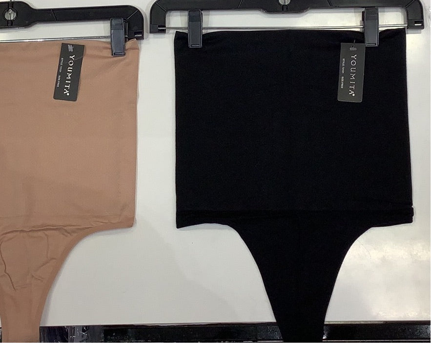 82016 YOUMITA Thong FIRM CONTROL with Brassier Fasteners , Waist Nipper. Fajas Kataleya