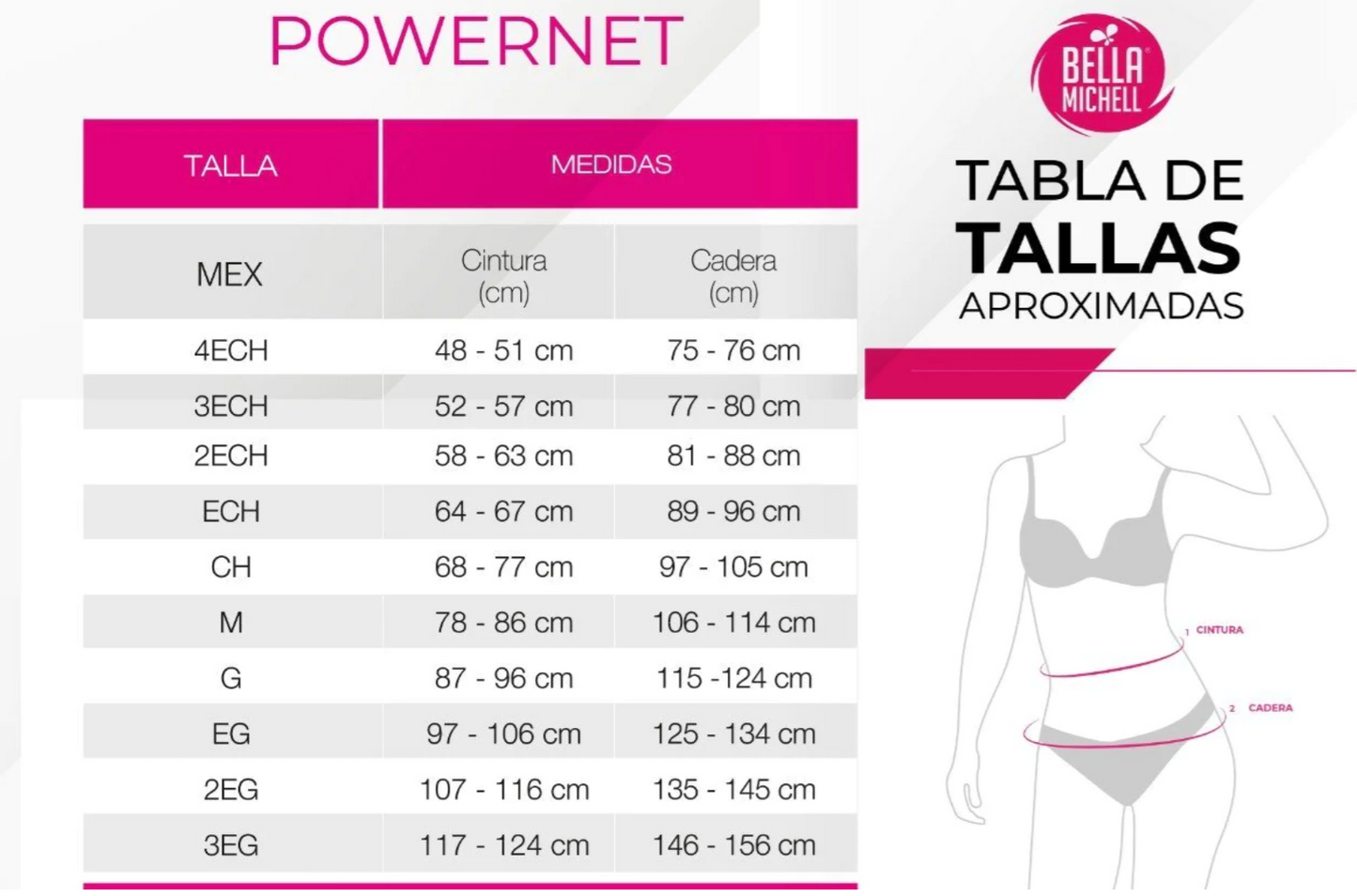 5055A ANN M EVA Hooks Vest, Power Net, con Broches Fajas Kataleya