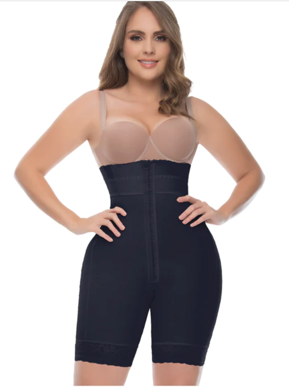 UPLADY 6199 | HIGH WAISTED TUMMY CONTROL BUTT LIFTER SHAPEWEAR SHORTS | POWERNET Fajas Kataleya