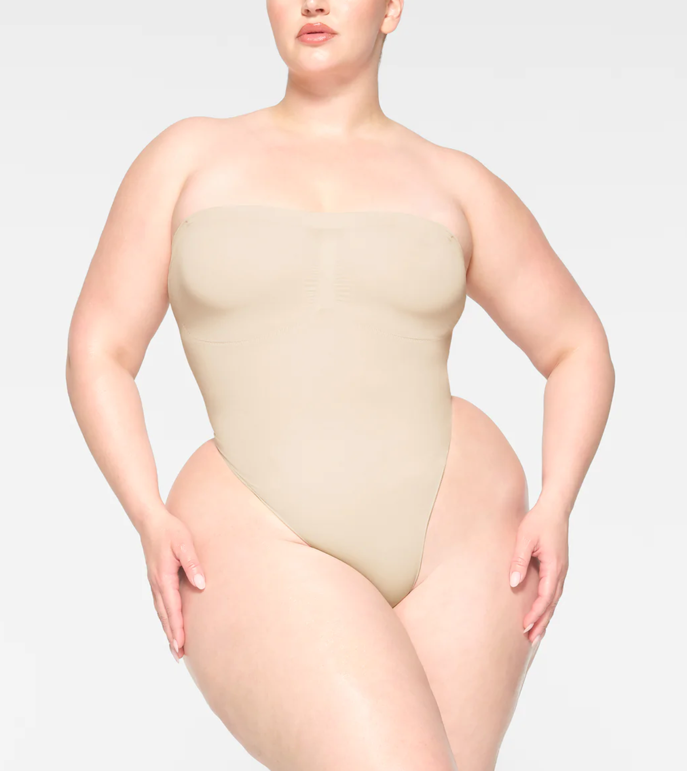SKIMS BODYSUIT Strapless Thong, Seamless Sculpt by Skims Kim Kardashian Fajas Kataleya
