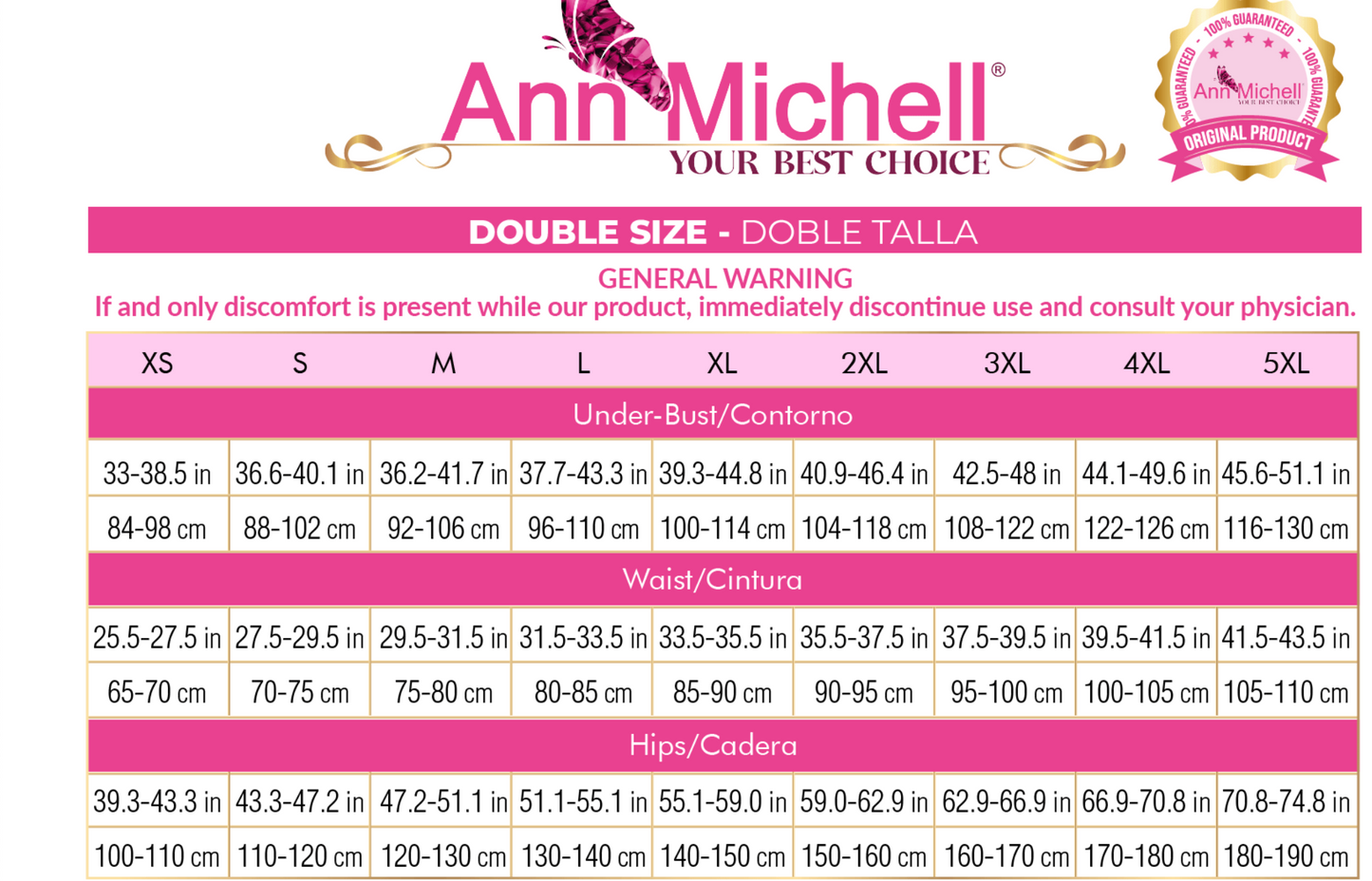 1562 ANN MICHELL ROXANA Bootylove shorts line for enhanced buttocks and ultra waist Fajas Kataleya