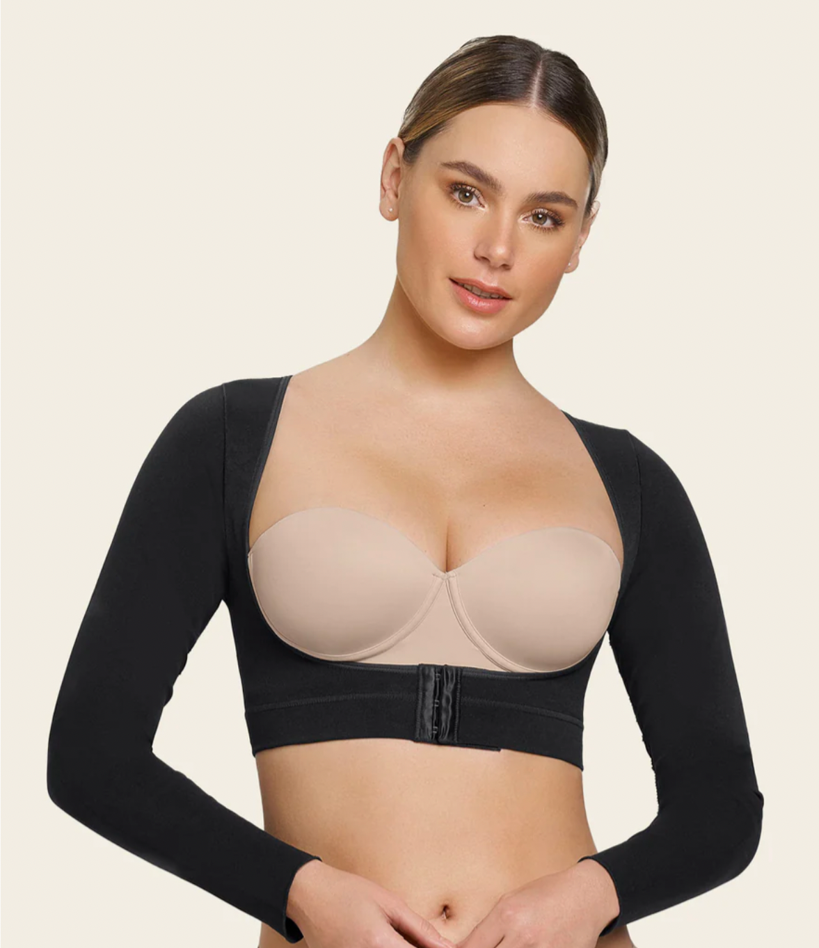 15810 LEONISA Post-Surgical Long Sleeve Arm Shaper Vest Fajas Kataleya