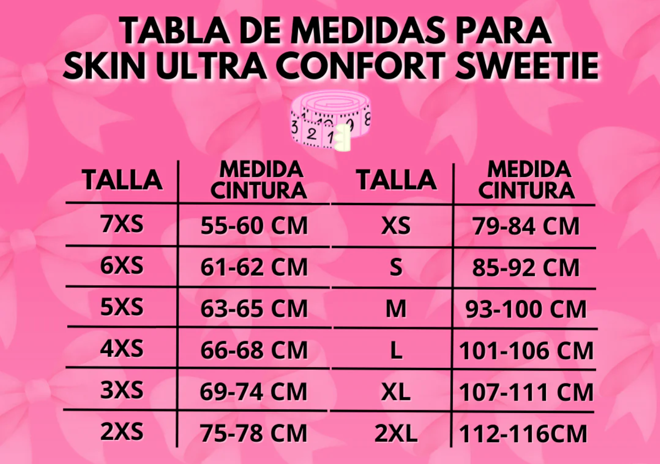 SKIN ULTRA Confort Sweetie Waistrainer 🎀🖤 Fajas Kataleya