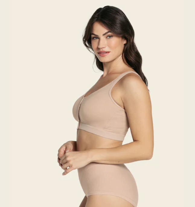 91044 LEONISA Stretch Cotton Wireless Posture Corrector Bra Fajas Kataleya