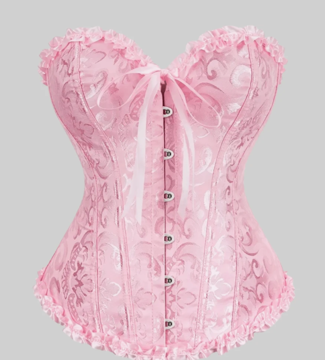 Corsets Tummy Control Push UpHook & Eye Lace Up