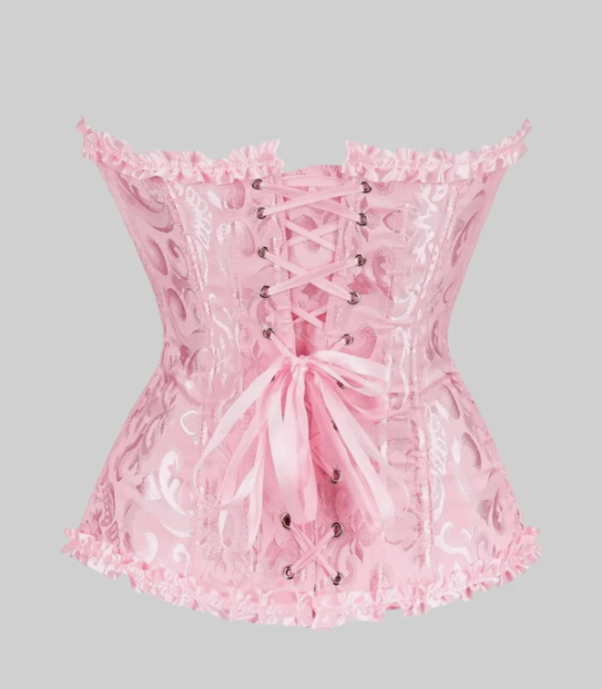 Corsets Tummy Control Push UpHook & Eye Lace Up