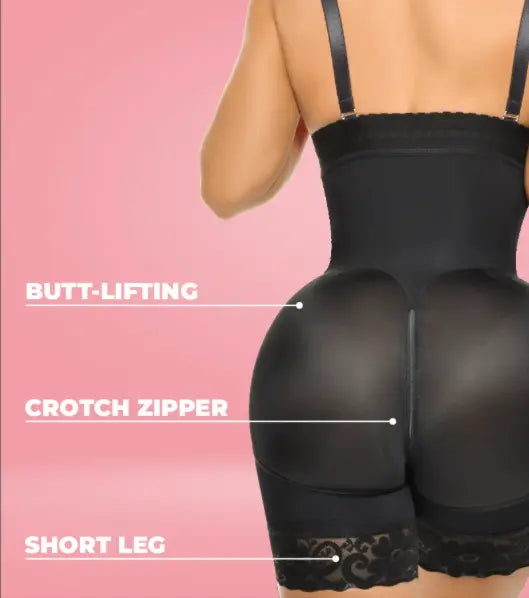 1565 ANN M Magic Strapless Half Leg, Enhanced Buttocks and Ultra Waist Fajas Kataleya