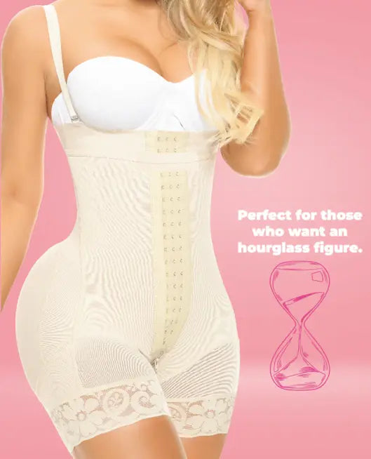 1565 ANN M Magic Strapless Half Leg, Enhanced Buttocks and Ultra Waist Fajas Kataleya