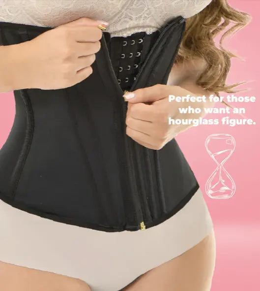 1006 ANN M Ultra Waist trainer 2 in one, hook & eye closure and zipper for hour glass shape by Ann Michell Fajas Kataleya