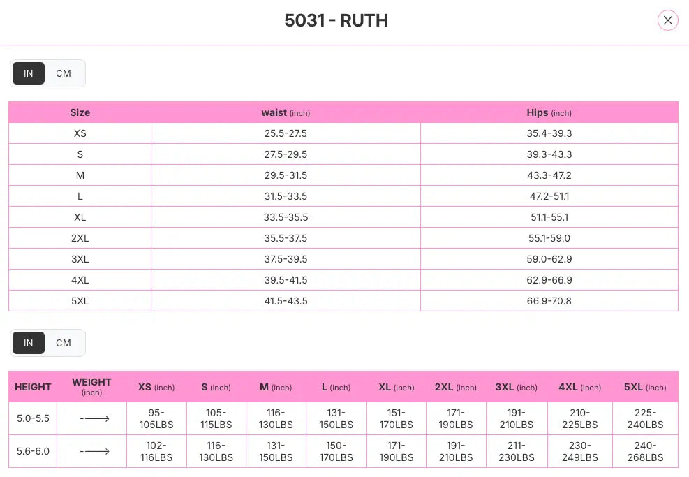 5031 ANN M RUTH Strapless ❤️ Heart Buttock, High waist Shorts with 3 Row Hook , cool therapy fabric Fajas Kataleya