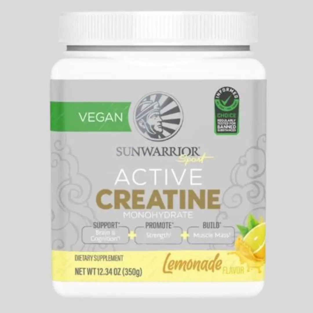 Lemonade Active Creatine Drink Powder- Vegan, Soy-Free Sunwarrior
