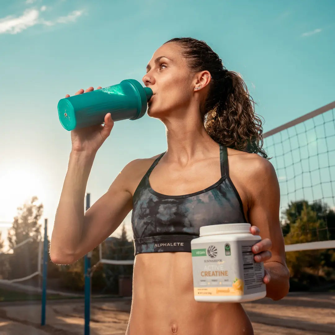 Lemonade Active Creatine Drink Powder- Vegan, Soy-Free Sunwarrior