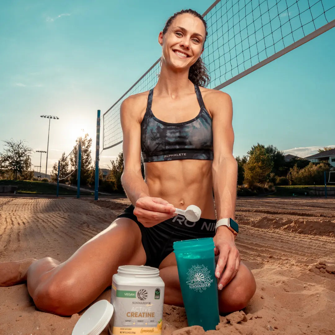 Lemonade Active Creatine Drink Powder- Vegan, Soy-Free Sunwarrior