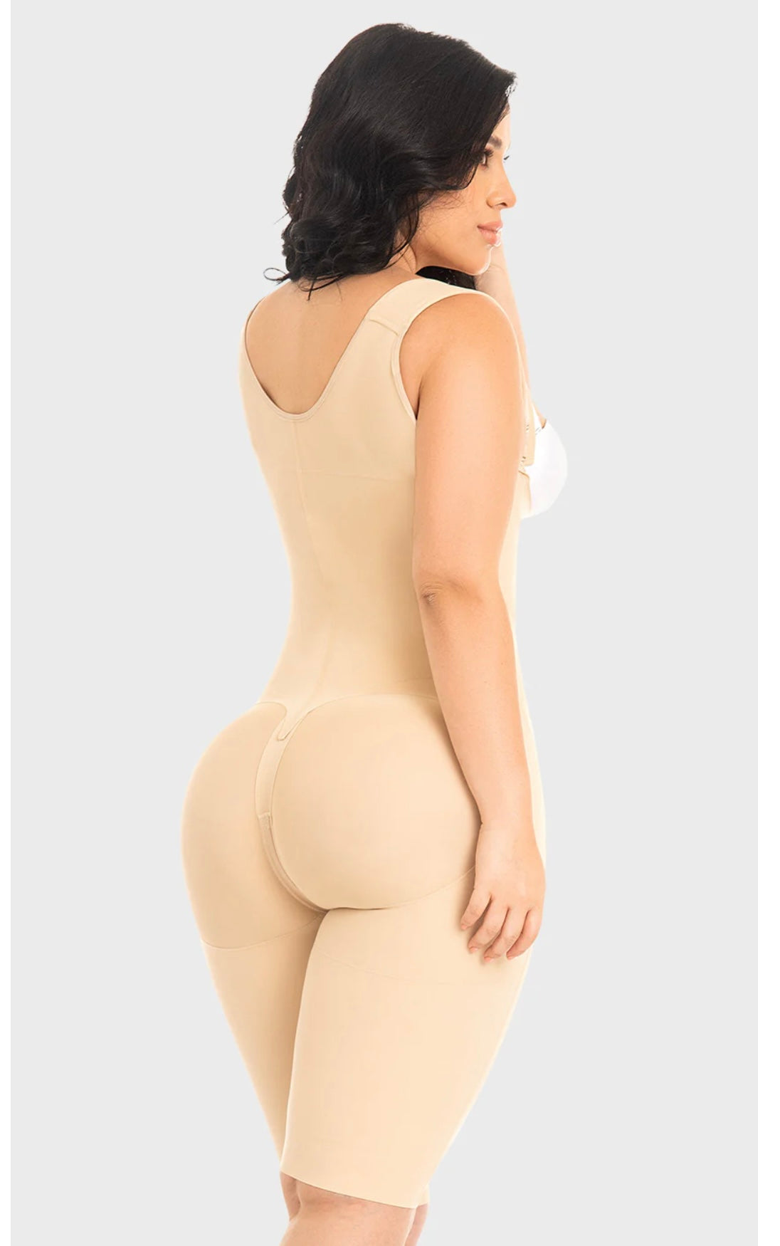 F0879 M&D First Stage Knee length covered back , post surgical recover Body Shaper BBL Fajas Kataleya
