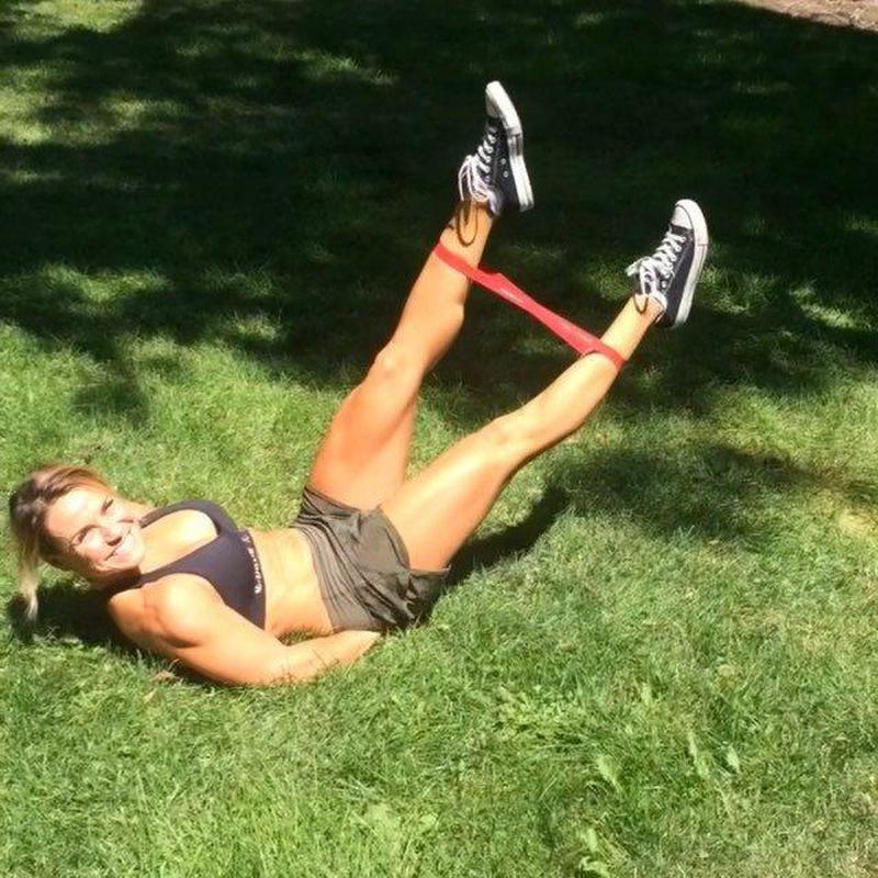 12" Booty Building Resistance Bands Deluxe Full Set of 5. 15lbs-80 lbs The X Bands