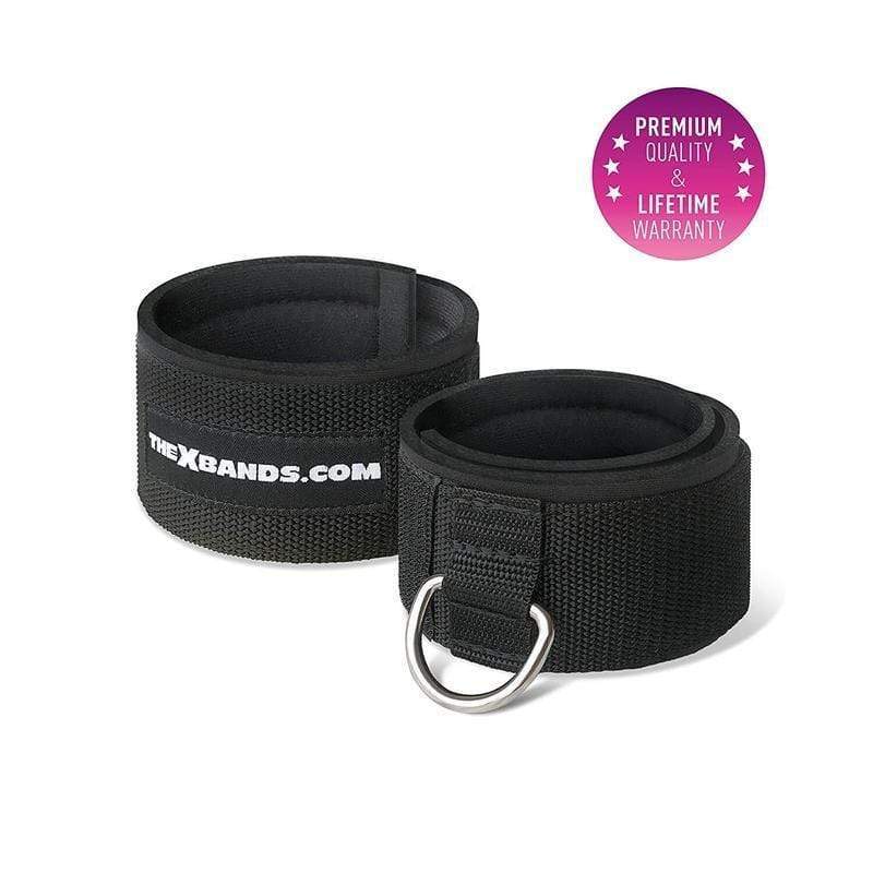 Ankle Straps for Cable Machines - For Legs, Glutes, Abs, and Hip Workouts The X Bands