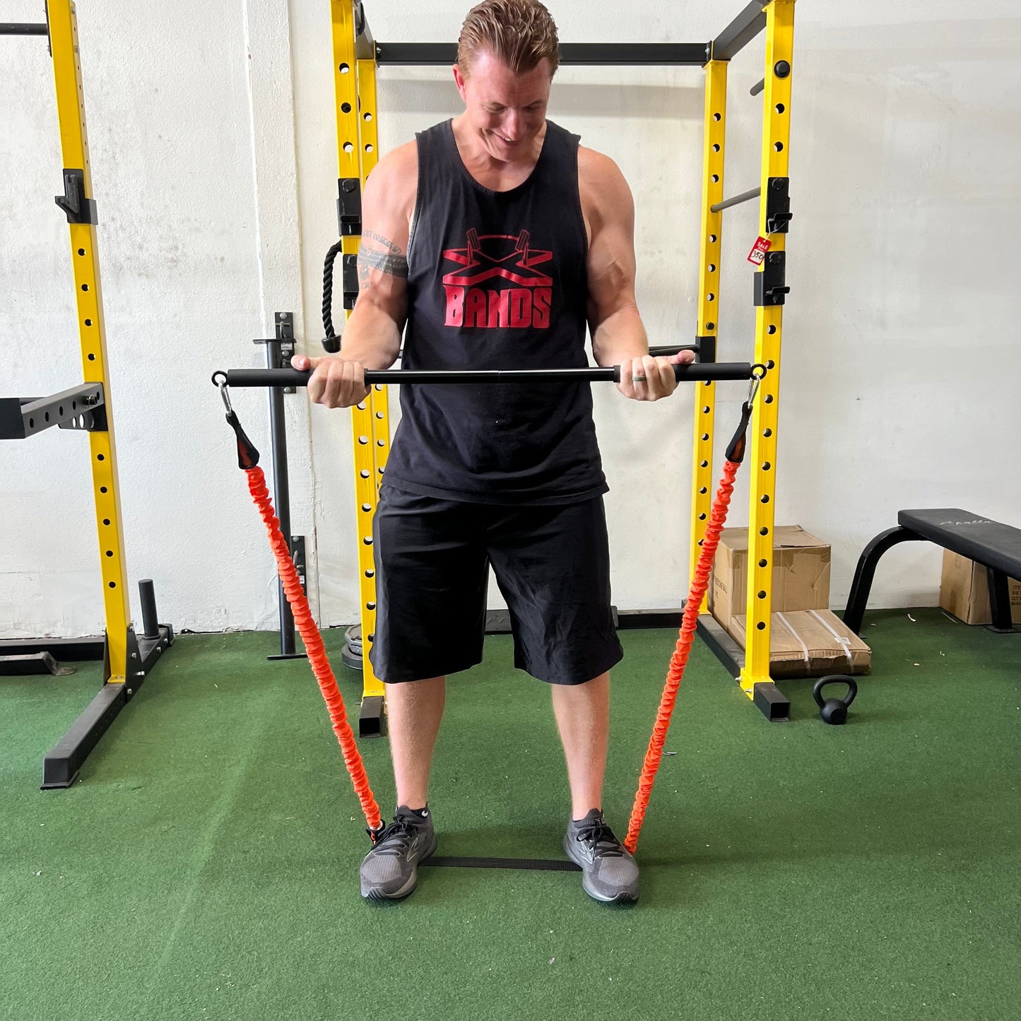 Full Body and Squat Workout Kit For Home or Travel The X Bands