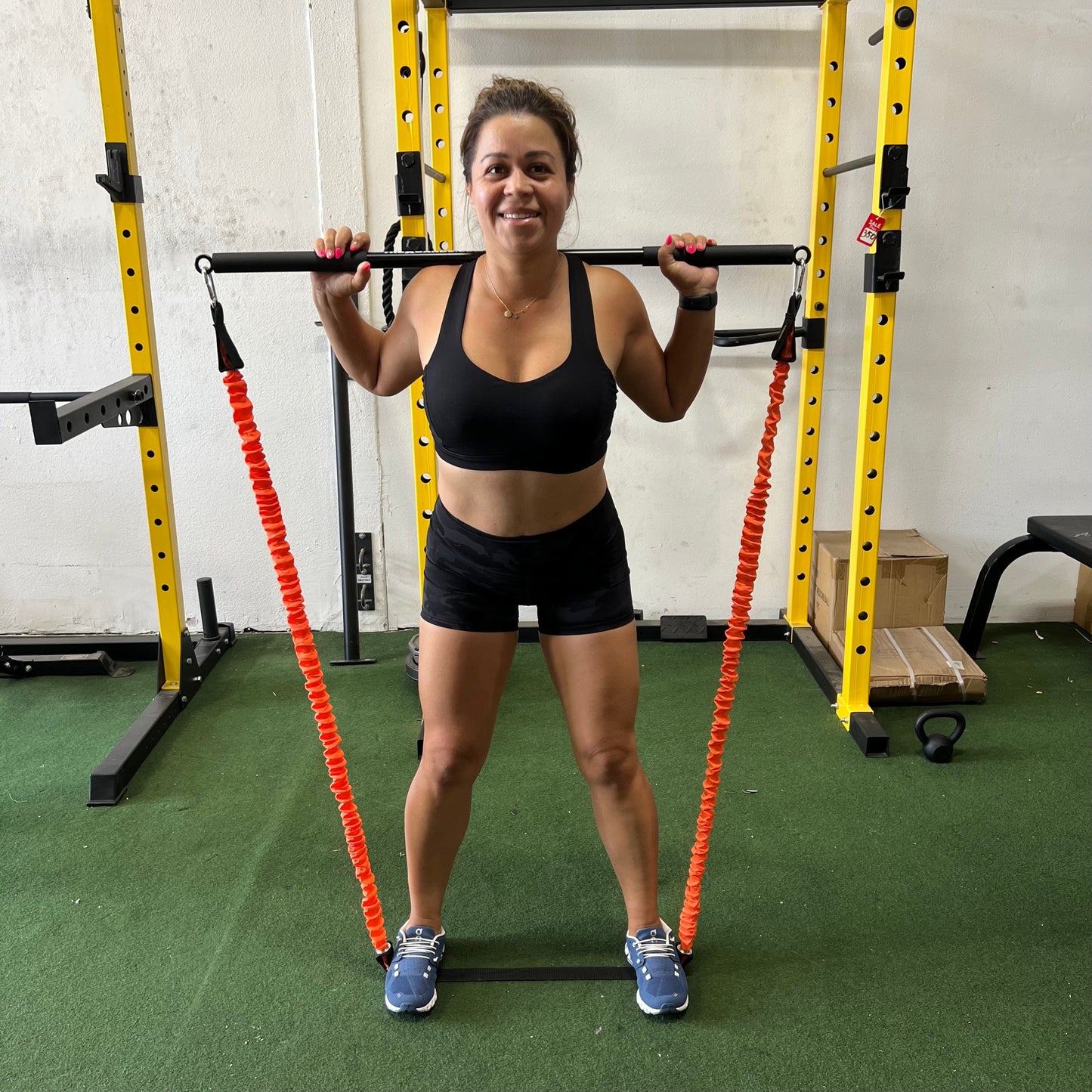 Full Body and Squat Workout Kit For Home or Travel The X Bands