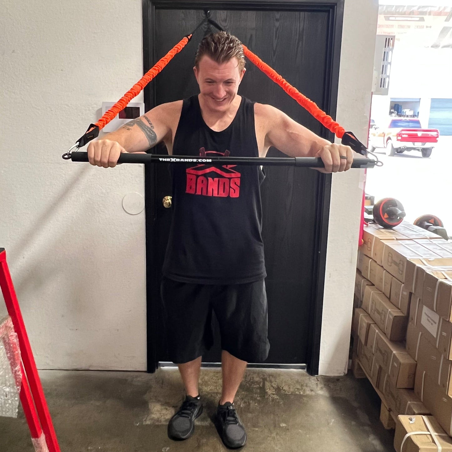 Full Body and Squat Workout Kit For Home or Travel The X Bands