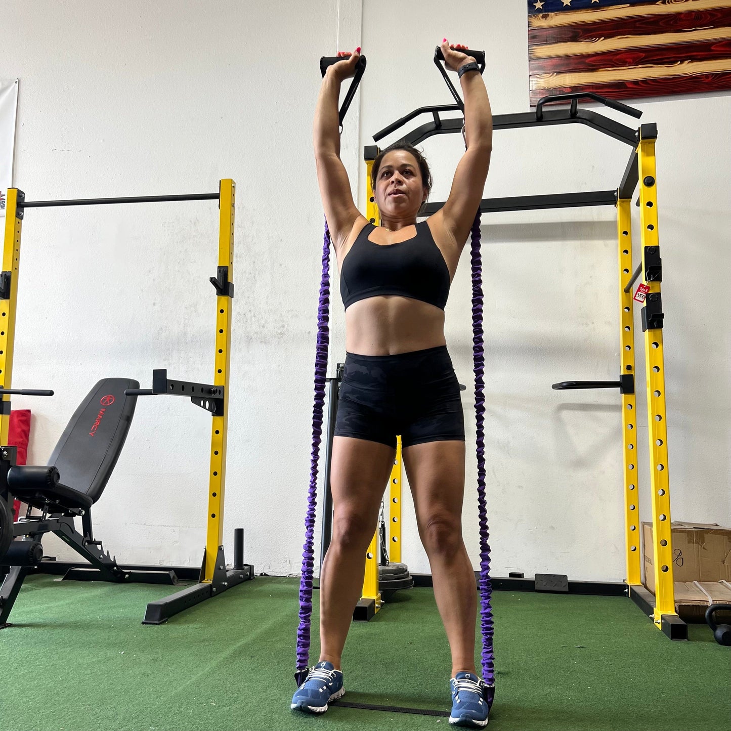 Full Body and Squat Workout Kit For Home or Travel The X Bands
