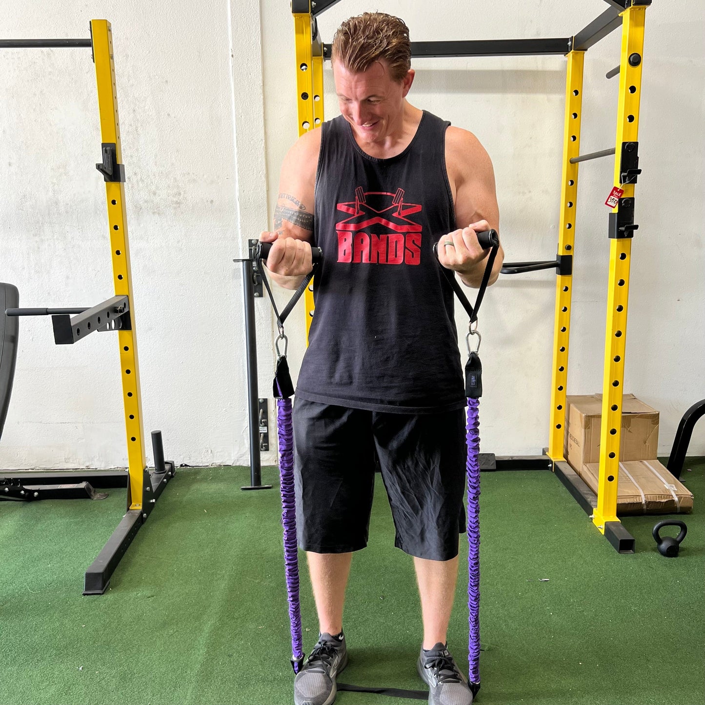 Full Body and Squat Workout Kit For Home or Travel The X Bands