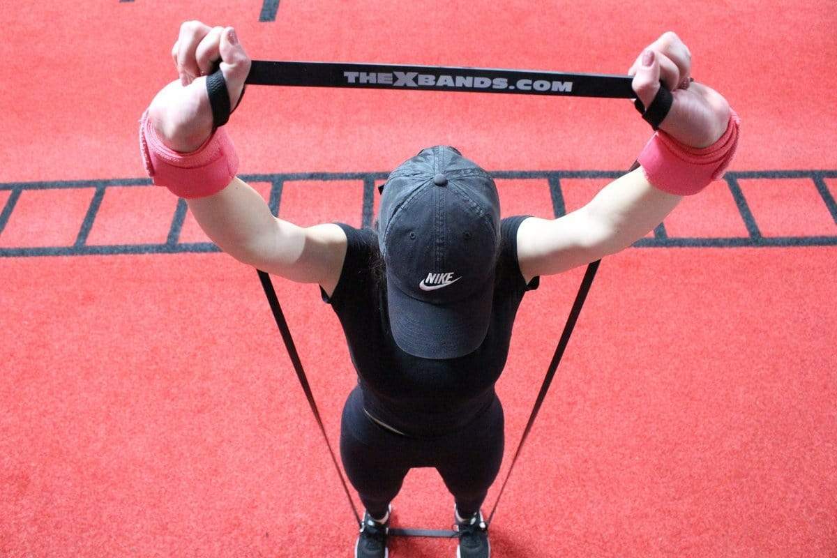 7/8" Wide Black 50lb Resistance Loop Workout Band The X Bands