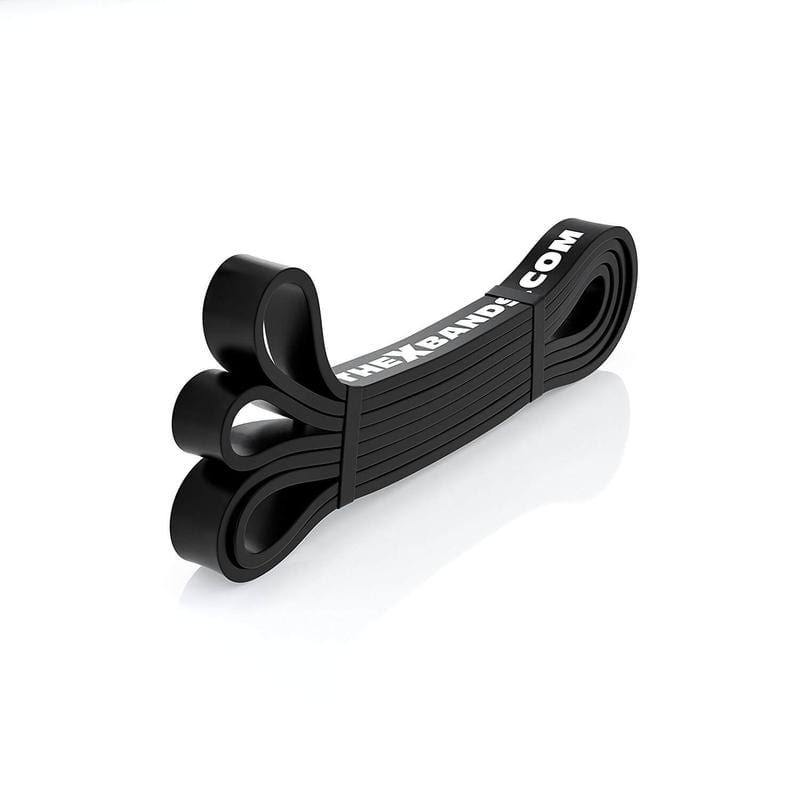 7/8" Wide Black 50lb Resistance Loop Workout Band The X Bands