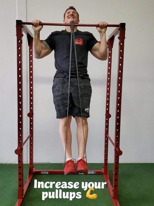 7/8" Wide Black 50lb Resistance Loop Workout Band The X Bands