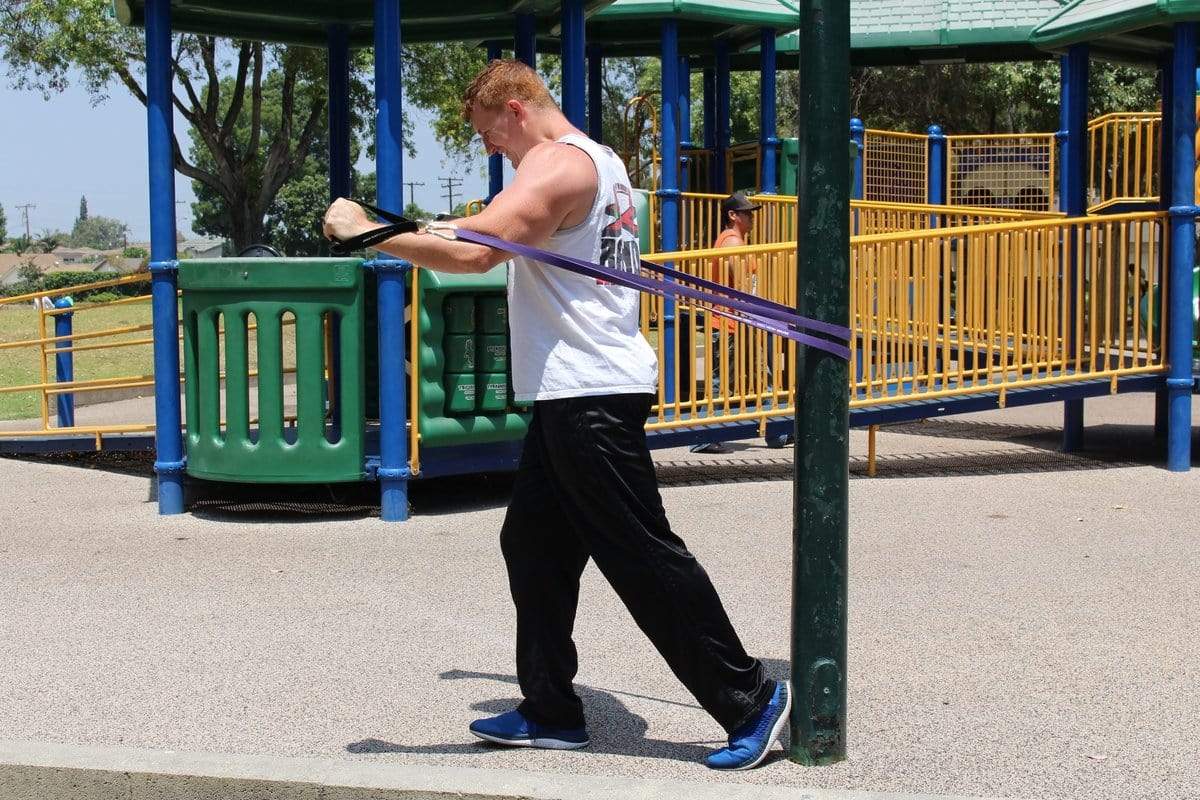 1 1/8" Wide Purple 70lb Resistance Loop Workout Band - Great for pull-ups and full body workouts The X Bands
