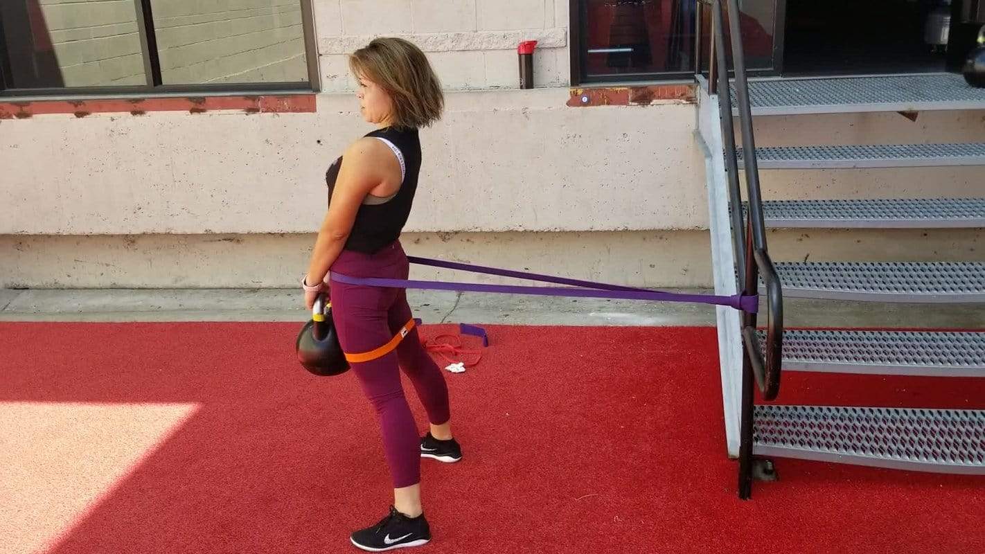 1 1/8" Wide Purple 70lb Resistance Loop Workout Band - Great for pull-ups and full body workouts The X Bands