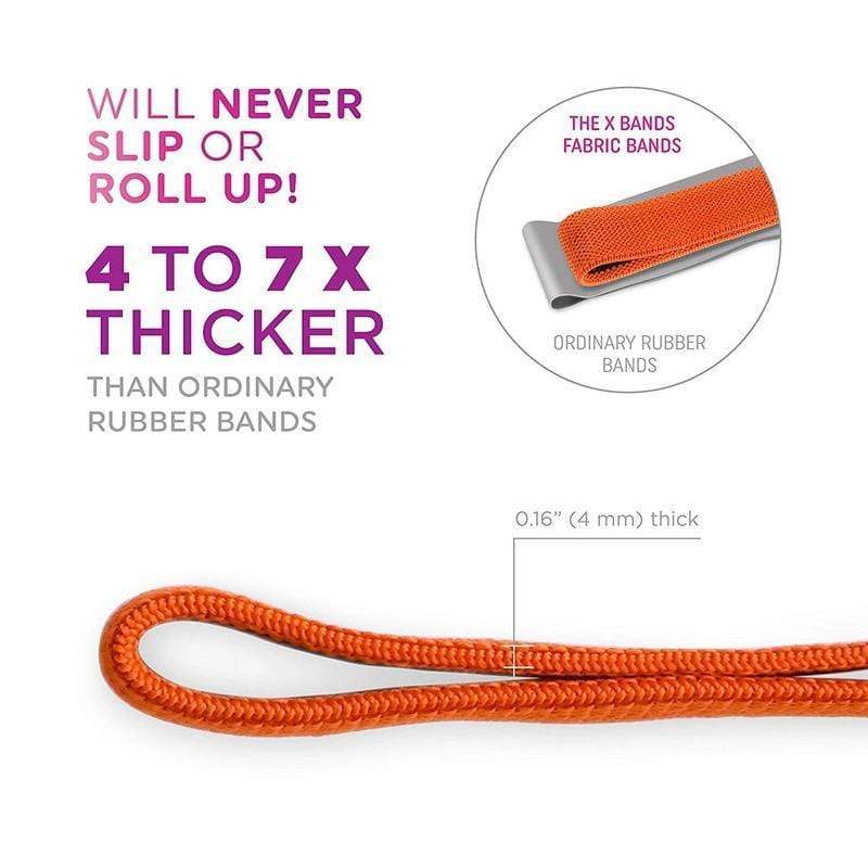 1" Fabric Non-Slip Workout Booty Building Band Level 1 The X Bands