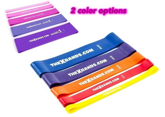 12" Booty Building Resistance Bands Deluxe Full Set of 5. 15lbs-80 lbs The X Bands