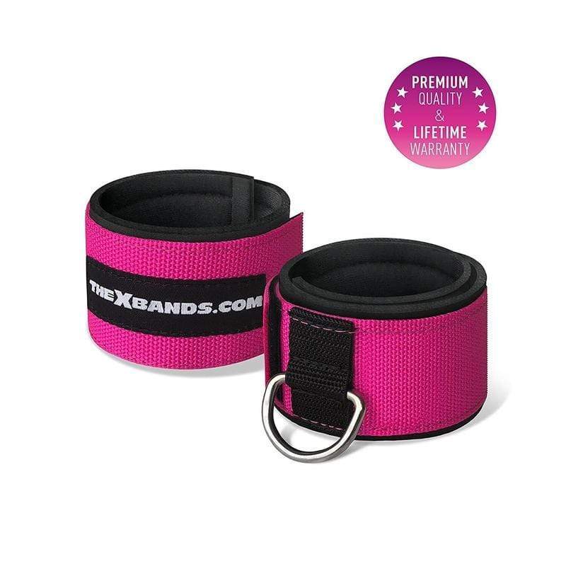 Ankle Straps for Cable Machines - For Legs, Glutes, Abs, and Hip Workouts The X Bands