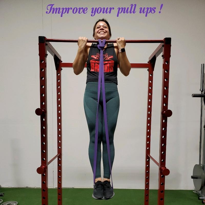 Set Of 5 Resistance Loop Workout Bands - Gym and Home Exercise Bands The X Bands