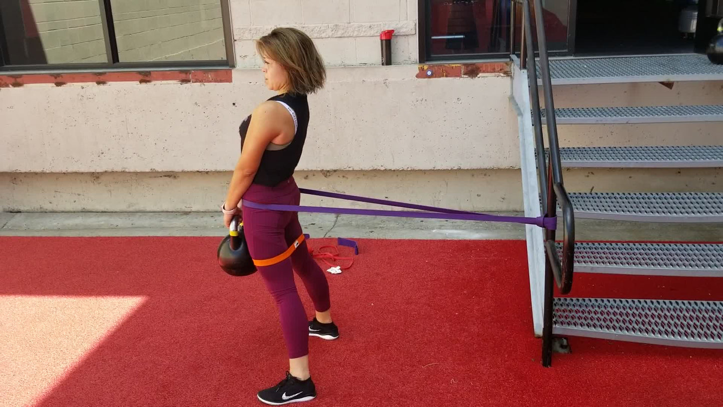 Set Of 5 Resistance Loop Workout Bands - Gym and Home Exercise Bands The X Bands