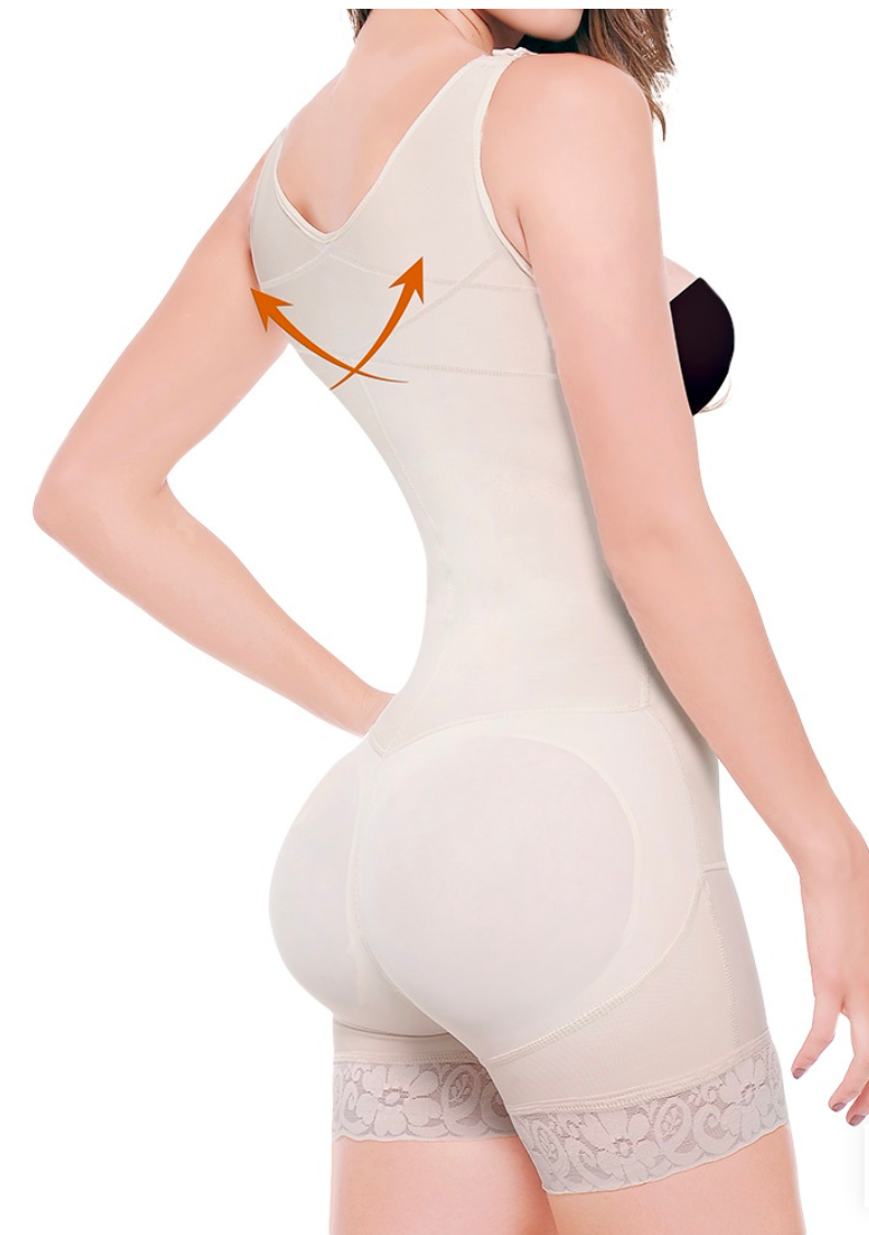 ON SALE 1502 ANN M LILIANA Body Shaper with zipper , high back and straps Fajas Kataleya
