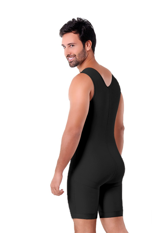 1050 Ann Michell Men's Firm Compression Powernet Bodysuit Fajas Kataleya
