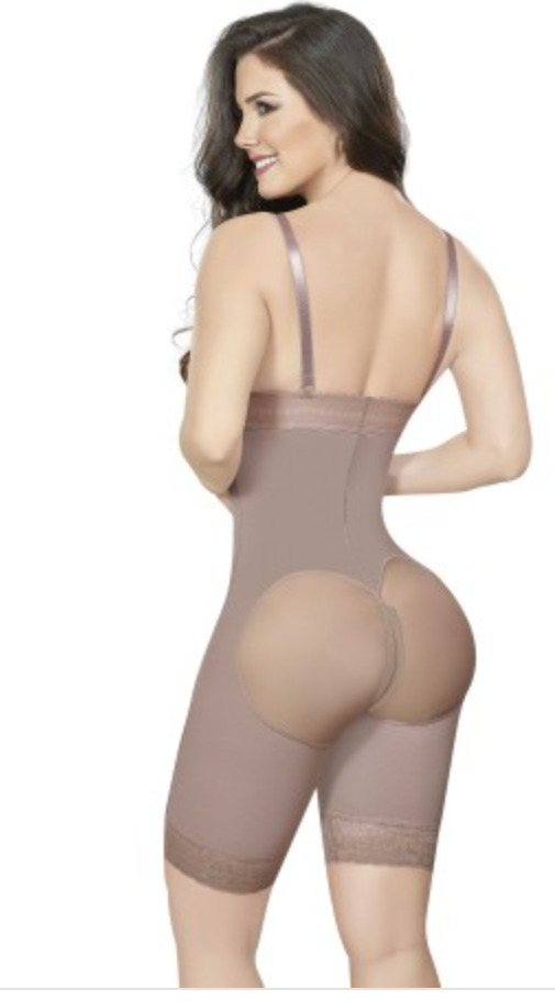 6153 ANN M CHANTAL strapless, thigh and long length girdle with zipper Fajas Kataleya