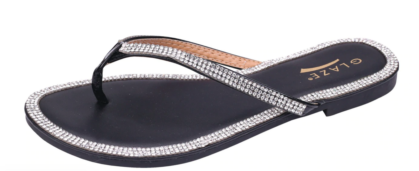 Sandals Honey 49 Flip Flop W/Rhinestone Fajas Kataleya
